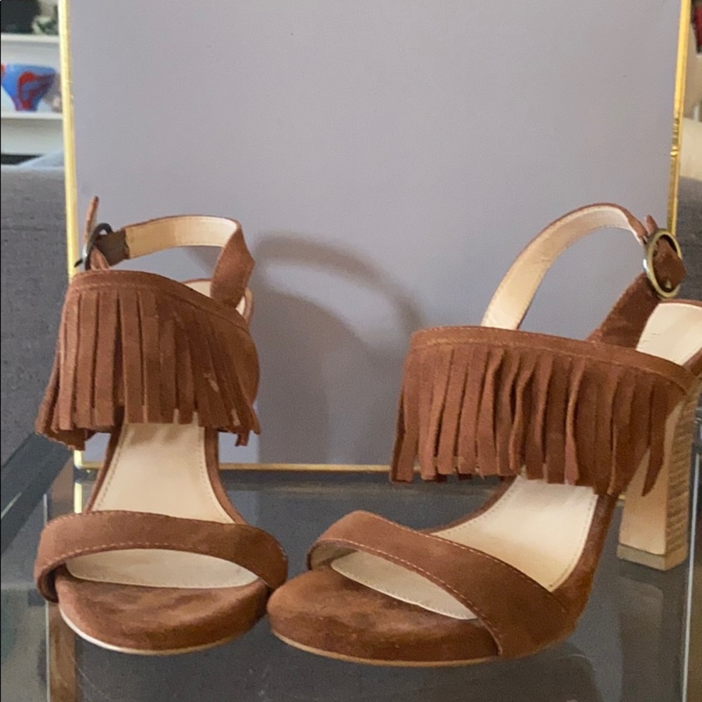 Pelle Moda Fringe Sandals